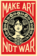 Charger l&#39;image dans la galerie, MAKE ART NOT WAR - Shepard Fairey, 2024
